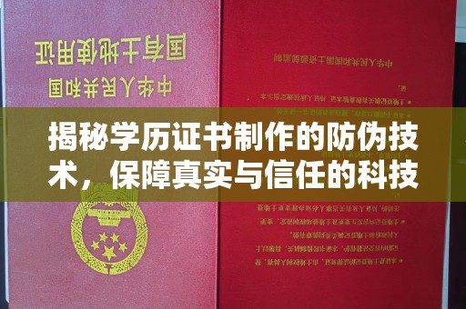 丽水揭秘学历证书制作的防伪技术，保障真实与信任的科技力量