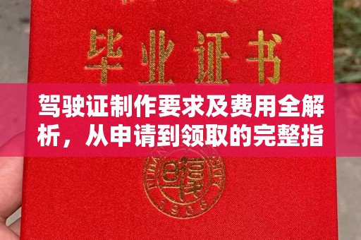 丽水驾驶证制作要求及费用全解析，从申请到领取的完整指南